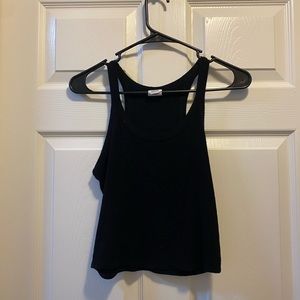 destined Black crop top